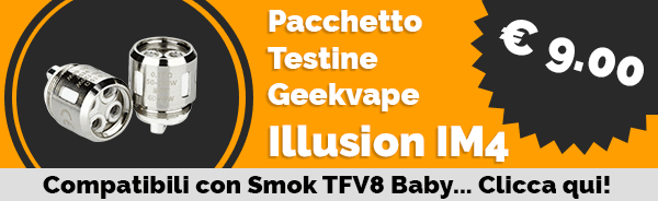 GeekVape Illusion Mini e Shield Pacchetto Testine di Ricambio
