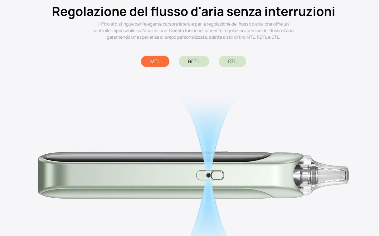Aspire Pixo Flusso Aria