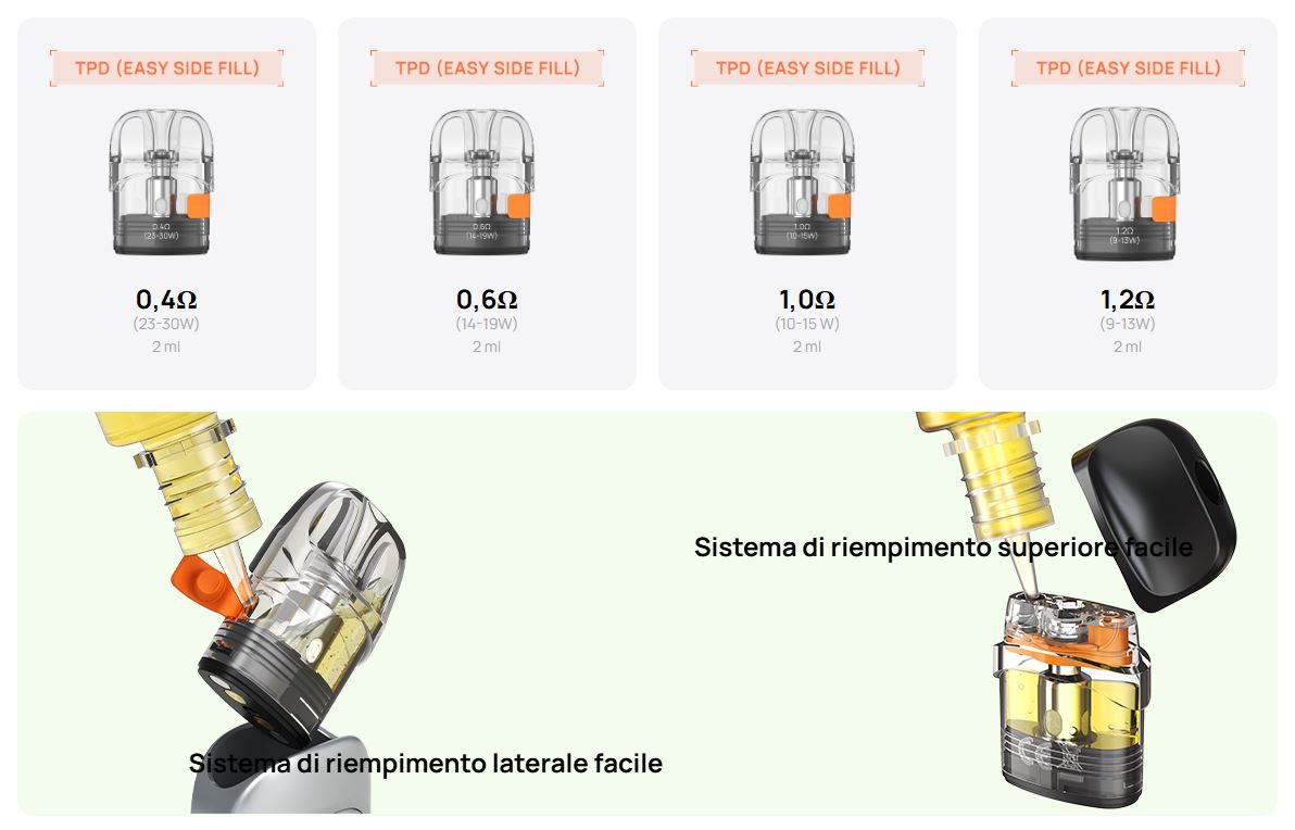 Pixo Aspire Pod Mod Kit 1100mAh Refill