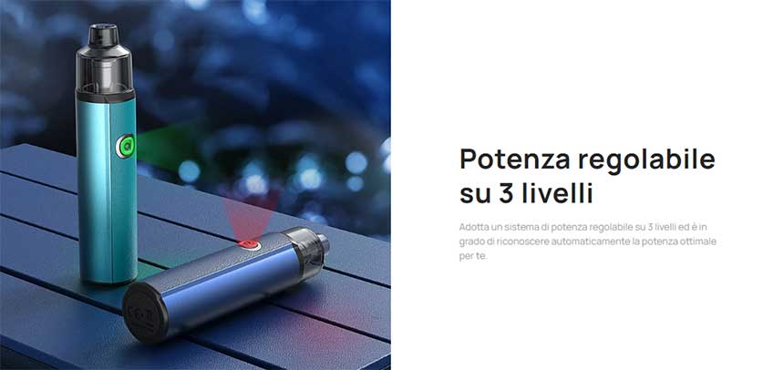Aspire BP Stick Pod Mod Kit livelli di potenza