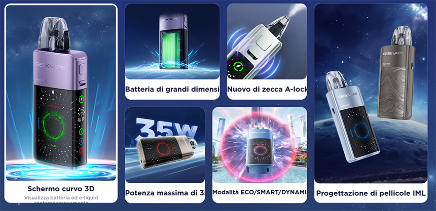 Geekvape Digi Q Vista Caratteristiche