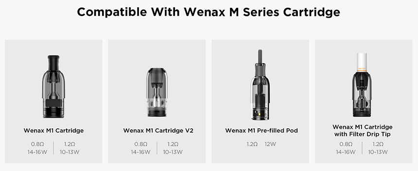 Geekvape Wenax M1Cartucce compatibili