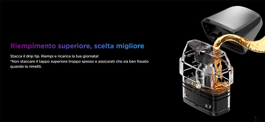 Geekvape Wenax Q Mini refill del liquido