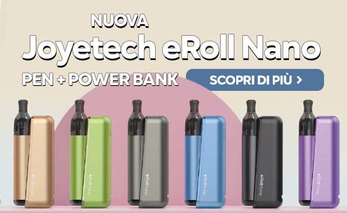 eRoll Nano Joyetech Starter Kit 1110mAh con PowerBank