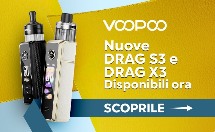 VooPoo DRAG S3 e DRAG X3