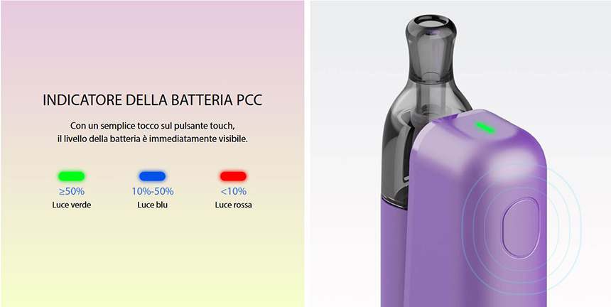 Joyetech eRoll Nano Livelli carica power bank