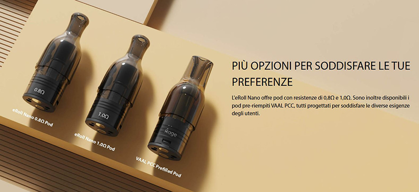 Joyetech eRoll Nano pod compatibili