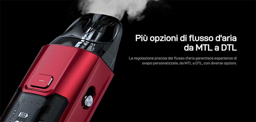 Luxe XR MAX Vaporesso sigaretta elettronica flusso d'aira regolabile