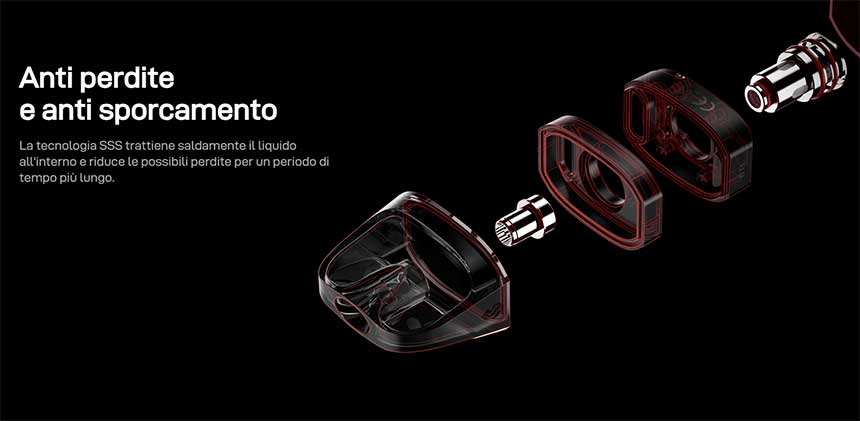 Luxe XR MAX Vaporesso sigaretta elettronica con sistema anti perdite