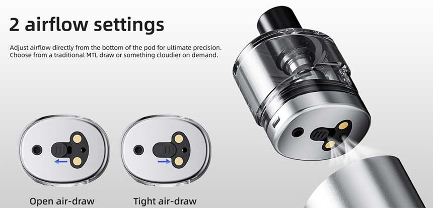 Orizon Vaptio Starter Kit airflow
