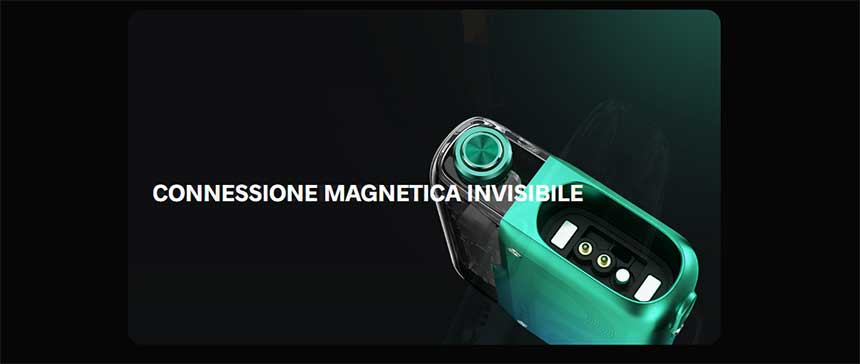 Voopoo Argus P2 Pod Kit connessione magnetica