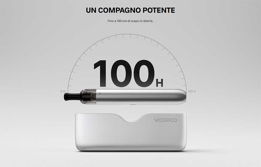 Voopoo Doric Galaxy Starter Kit durata batteria