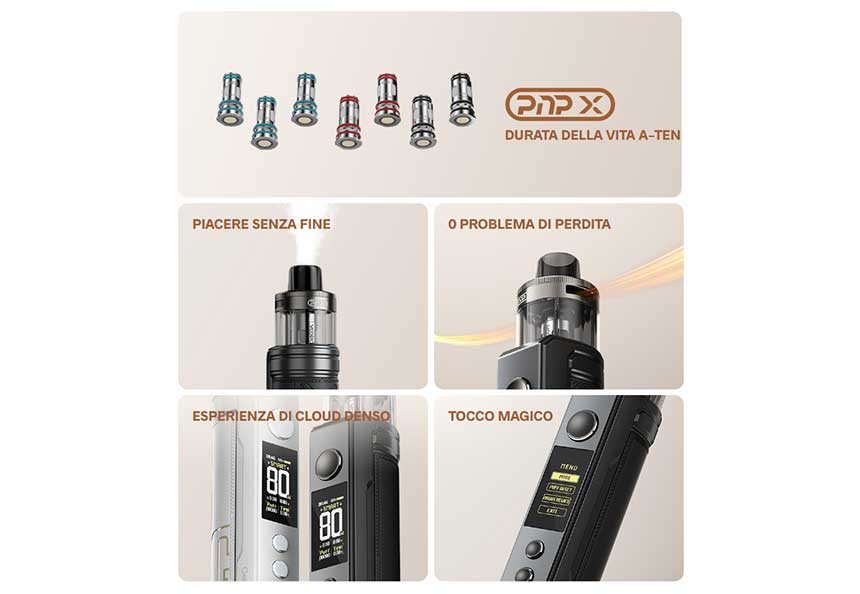 Voopoo Drag X2 sigaretta elettronica caratteristiche principali